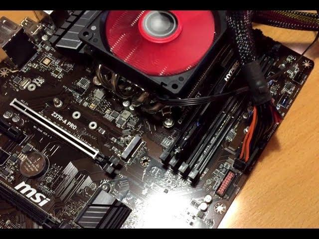 Материнская плата MSI Z370 A-PRO не запускается. Диагностика в поле.