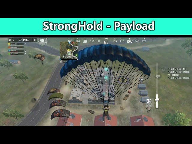 StrongHold HotDrop in Pubg Lite | Payload Mode 2.0 Full Rush Gameplay in Pubg Mobile Lite