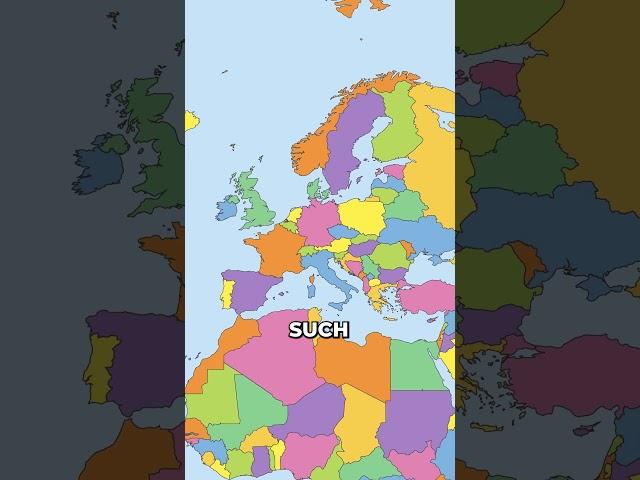 Only 4 Countries Never Attacked by EUROPEANS! #geography #maps #europe