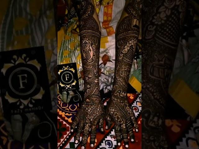faZy bridal mehndi designs