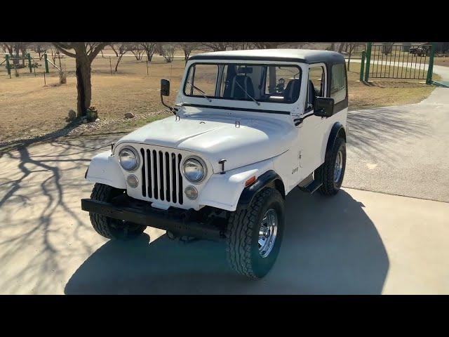 1984 Jeep CJ-7 258ci I6 3-Speed 4x4 PS 47k Miles 84-6443T