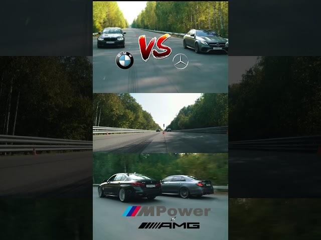 BMW M5 VS Mercedes AMG E63 S #shorts #bmw #m5 #mercedes #amg #e63s