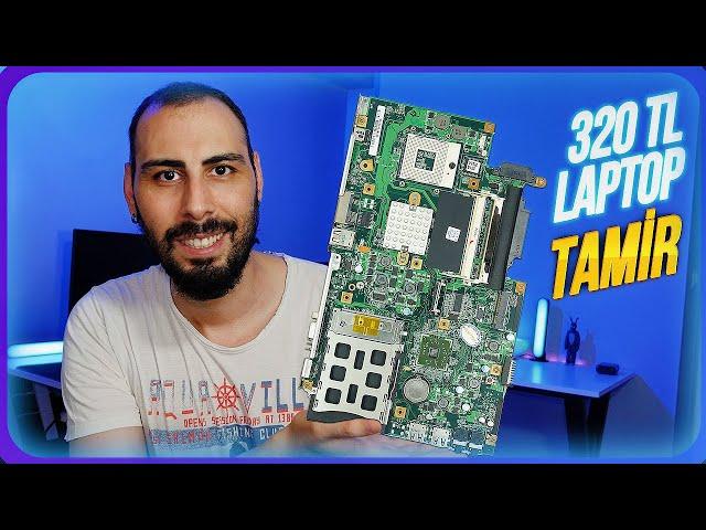 320 TL'ye Laptop Aldım! Anakart Tamir Edip Bios Kurtarma(T420D)