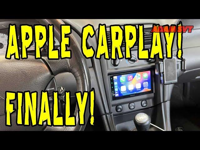 How To Install  an Apple CarPlay Radio in a New Edge Mustang Cobra! Finally!