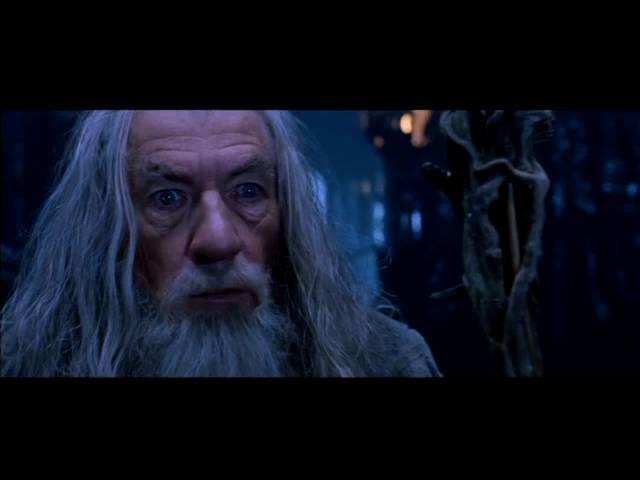 Gandalf vs Saruman HD || Fight Scene from The Fellowship of the Ring