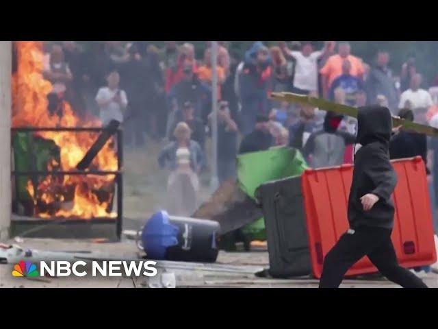 Far-right anti-immigrant riots break out across the U.K..