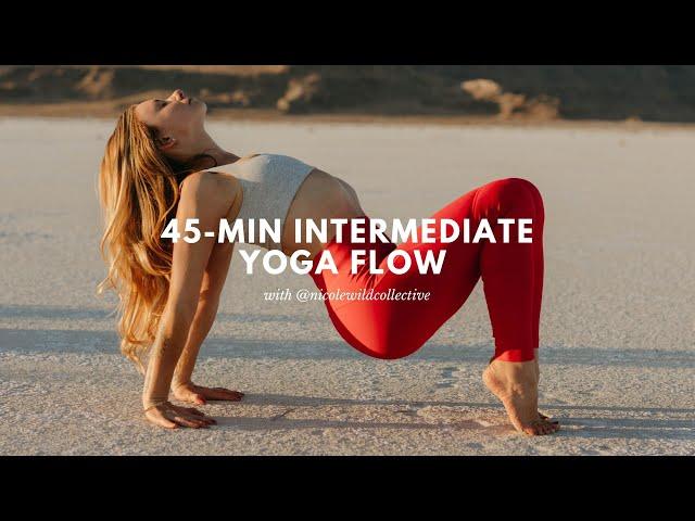 45 Minute Intermediate + Playful Vinyasa Flow Yoga Class with Nicole Wild