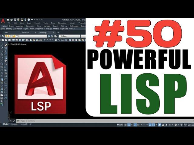 "50 Powerful AutoCAD Productive Lisp Programs : Best CAD Tutorials"