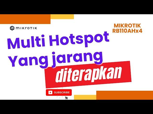 INI KEREN !!! MIKROTIK RB1100AHX4 MULTI HOTSPOT | Tutorial Mikrotik