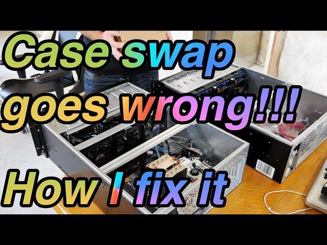 How to fix a fried hard drive and NAS case swap goes horribly wrong.