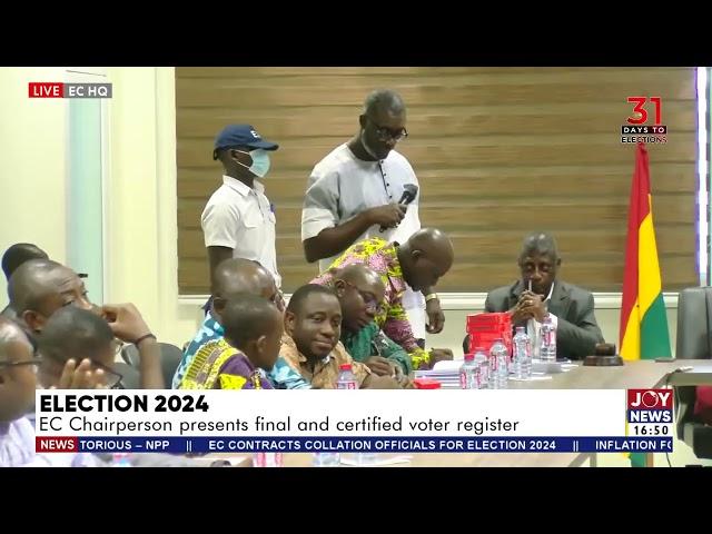 Election 2024: EC Chairperson present final and certified voter register | The Pulse (6-11-24)