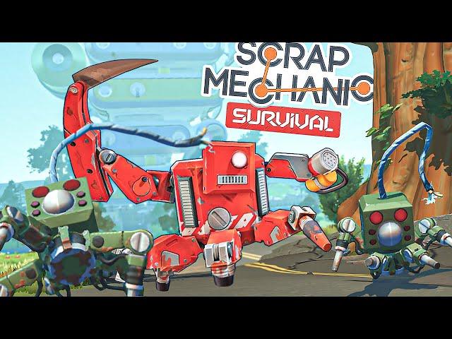 БАЗА РОБОТОВ в Scrap Mechanic