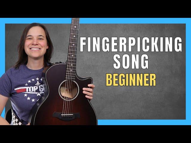 Beginner Fingerpicking Song - 2 GREAT Skills To Play Beatles Songs!