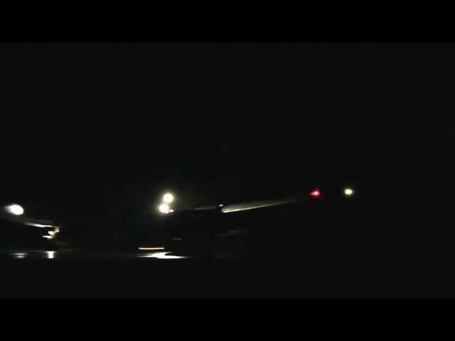 Lufthansa MD-11 D-ALCJ night departure from KJA to PVG