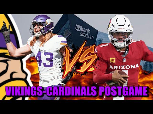 VIKINGS-CARDINALS POSTGAME SHOW: 10 TAKEAWAYS