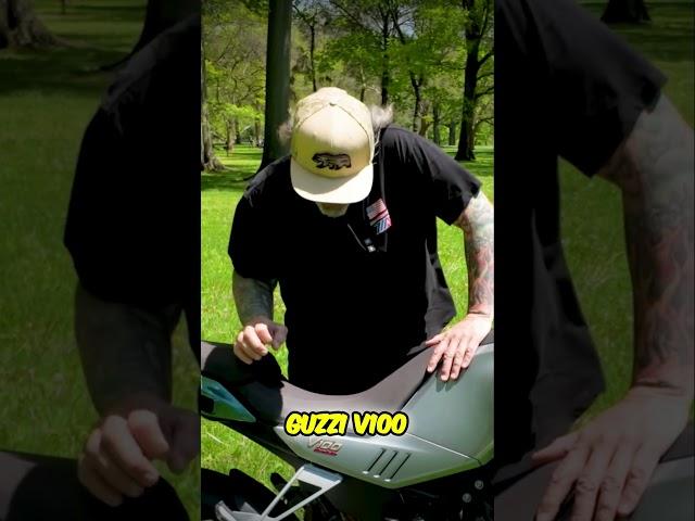 Moto Guzzi V100  This Active Suspension Will Blow Your Mind!