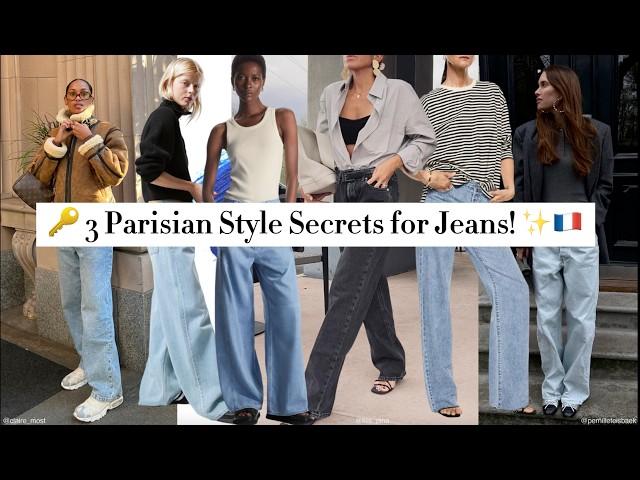 3 FRENCH RULES for Wearing JEANS (Most People Get This Wrong!)