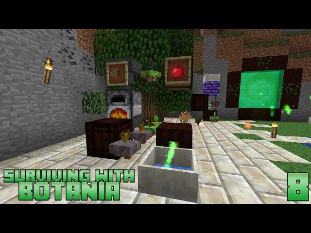 Surviving With Botania :: E08 - Endoflame & Exoflame Mana Generation