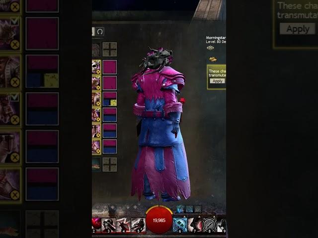 Rascal Armor Set w Dye Channels On Sylvari | #guildwars2