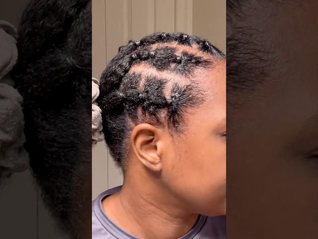 I Tried this parting method for my Crochet Braids