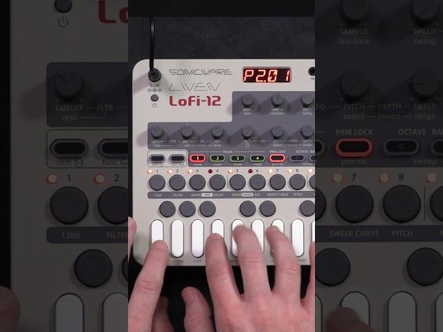 Beatmaking on the Lofi-12 is easy