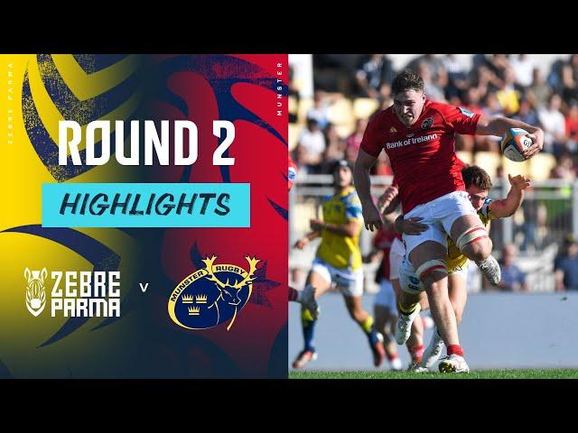 Zebre Parma v Munster | Highlights | Round 2 | URC 2024/25