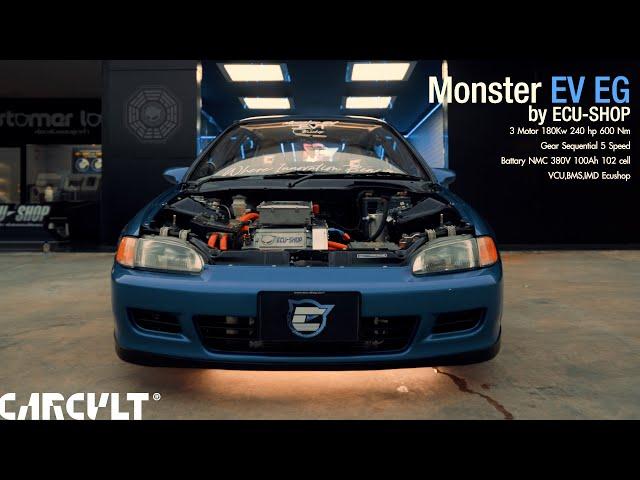 1st " Monster EV " CIVIC EG 3DOOR !!!!  Presented by ECU=SHOP