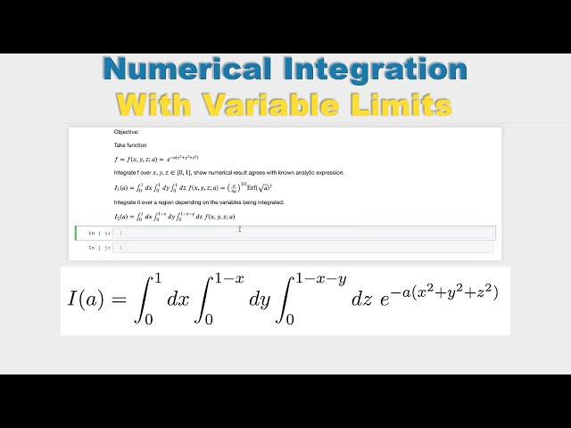 Numerical Integration with Variable Limits in Python