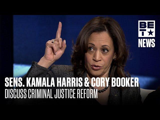 Senators Kamala Harris & Cory Booker Discuss Criminal Justice Reform Future | BET News | We Vote BET