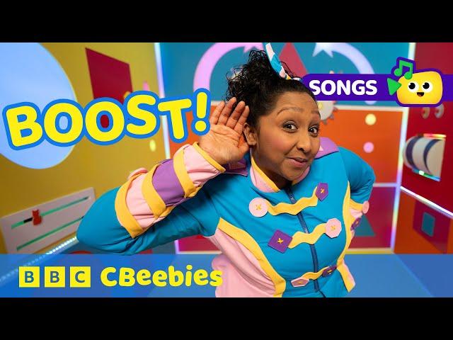 Boost Through the Roof  | Playtime Towers Song from CBeebies | Sing, Dance & Party with Bella!