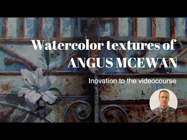 Angus McEwan's watercolor vodeolesson. Intro
