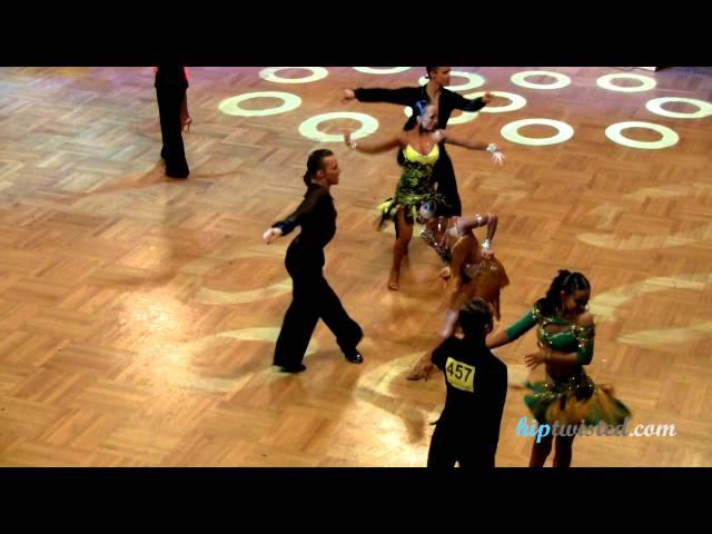 Andrey Zaitsev - Anna Kuzminskaya, GOC Stuttgart 2012, WDSF Grand Slam latin, 5. round - chachacha