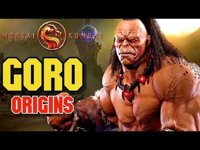 Goro Origins - The Terrifying Murderous Champion Of Mortal Kombat Who Is A Half-Dragon Half-Human