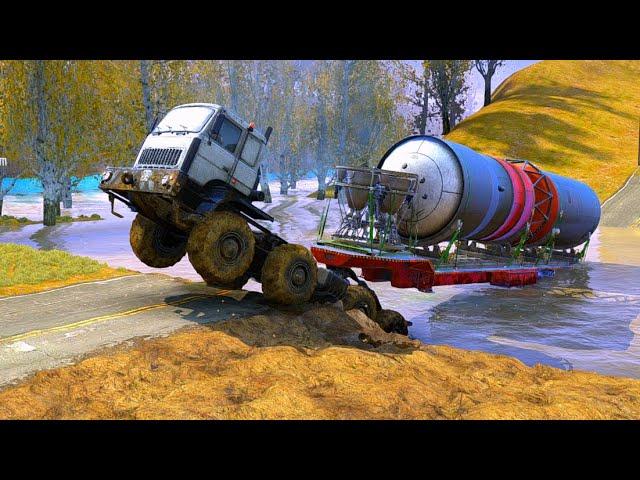 Extreme Truck Adventure: Battle Across Forests and Rivers - Spintires MudRunner