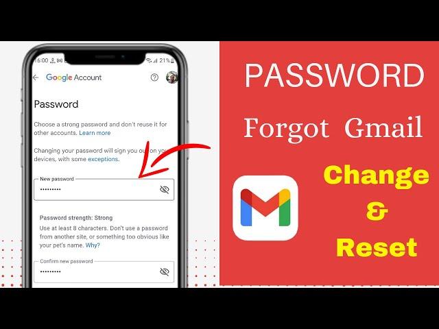 2way Reset or Change Your Gmail Password | How to Change Gmail Password