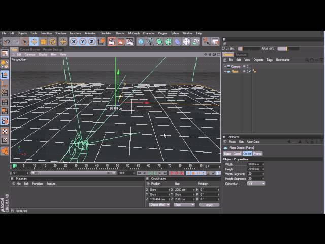 Cinema 4D - Make a Wireframe Render.