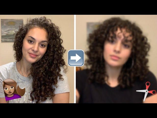 Ich hab meine Haare geschnitten! Neuer Haarschnitt an 3a/3b Locken | IamAniva