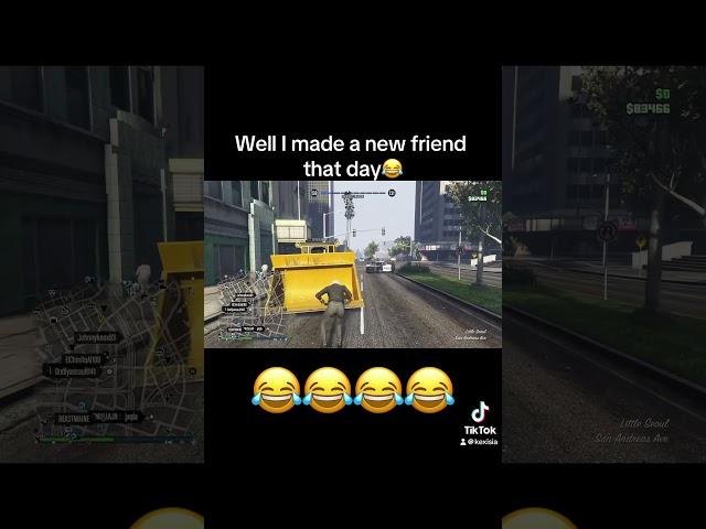 New friend #gtaviral #gtashorts #gtaclips #gtavideos #gtamemes #gtafunny #gtafunnymoments #viral