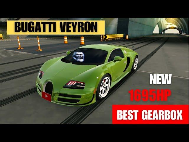 BUGATTI VEYRON NEW 1695HP BEST GEARBOX SETTING CAR PARKING MULTIPLAYER NEW UPDATE