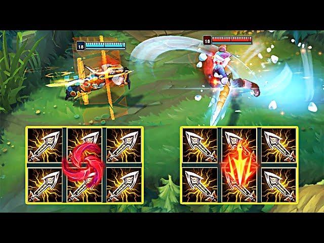 HAIL OF BLADES vs LETHAL TEMPO CRIT YI BUILD! WHICH RUNE IS BETTER?