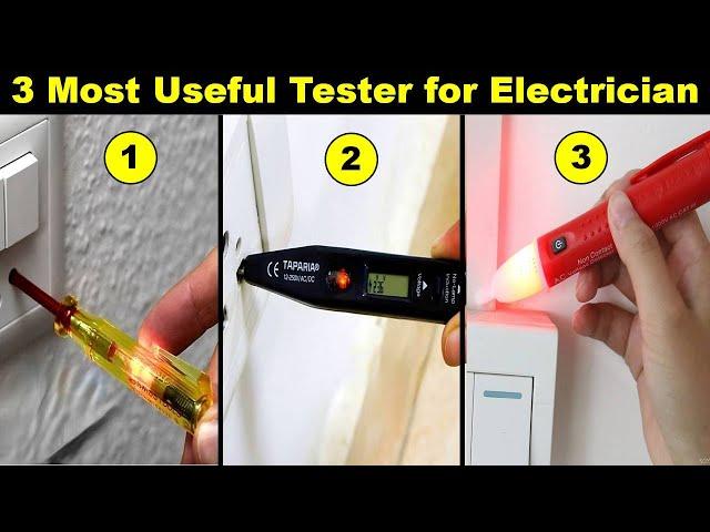 This 3 Tester is Only Made for Electrician for Electrical Work @TheElectricalGuy