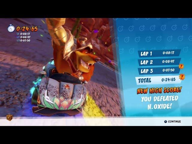 CTR NF: VERY EASY LAP SKIP SHORTCUT IN DINGO CANYON!!! CRASH TEAM RACING NITRO FUELED!