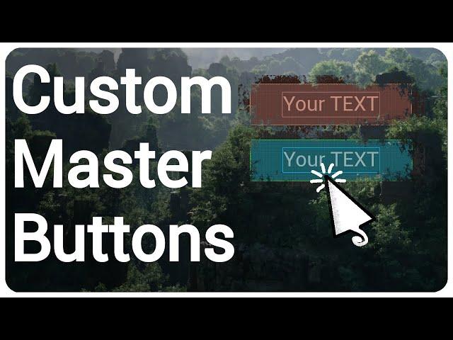 Custom Master Buttons - UI - Unreal Engine 5 Tutorial [UE5]