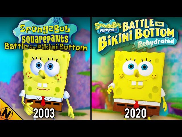 Spongebob: Battle for Bikini Bottom - Rehydrated vs Original | Direct Comparison