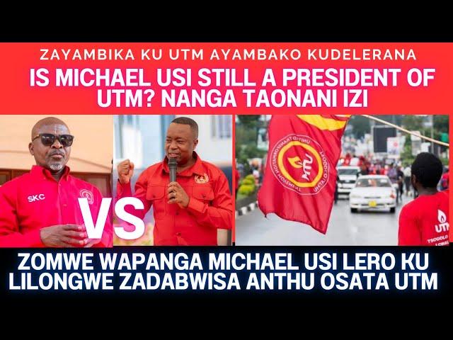 ANTHU ADABWA NDIZOMWE WAPANGA MICHAEL USI LERO KU BICC PAMENE AMAFIKA NGATI PRESIDENT WA UTM