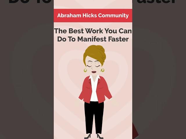 Abraham Hicks 2024~The Best Work You Can Do To Manifest Faster #lawofattraction#abrahamhicks #esther