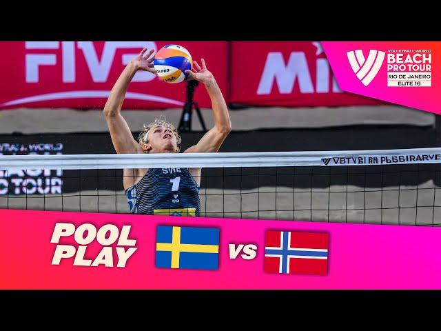 Åhman/Hellvig vs. Mol, H./Berntsen - Pool Play Highlights | Rio de Janeiro 2024 #BeachProTour