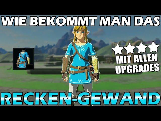 *NEU* So bekommt man das Reckengewand mit maximalen Upgrades! ► Zelda Breath of the Wild