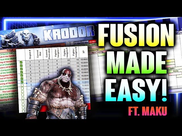 Krodor Fusion Personal Tracker - Count Gograns, Draygas, EXP, Promos & More - Interactive Calendar!