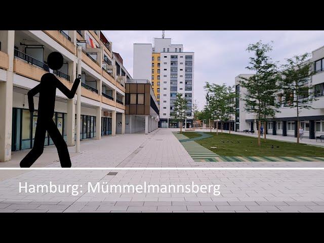 Der Geher in Hamburg: Billstedt, Mümmelmannsberg